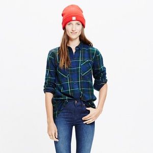 Madewell Ontario Ex Boyfriend Plaid Shirt